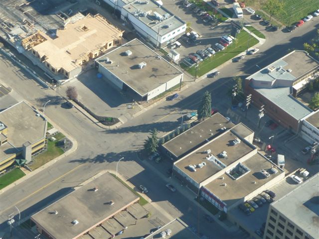 Aerial photo of the office